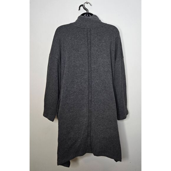 Pure J. Jill Gray Cowl Neck 3/4 Sleeves Tunic Sweater Size Small Tall New - Picture 3 of 5